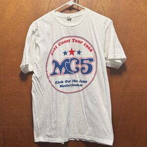 Bay Island White MC5 Tour Graphic Tee